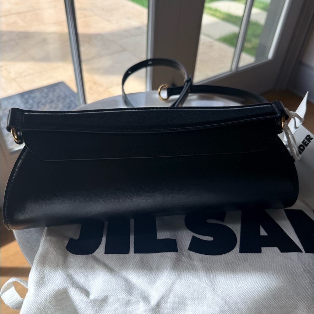 Jil Sander Small Cannolo Leather Shoulder Bag - Picture 8 of 13